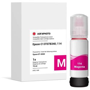 AgfaPhoto kompatibel für Epson 114, C13T07B340, magenta, 70ml, 2300 Seiten,  Tinte