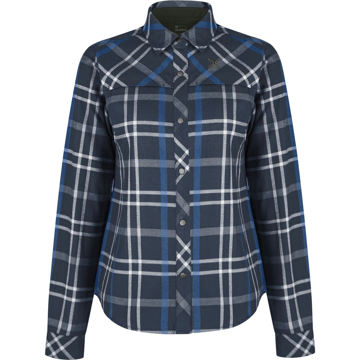 Montura Check Shirt Woman blueberry (893) S MQLC74W-0031-893-S