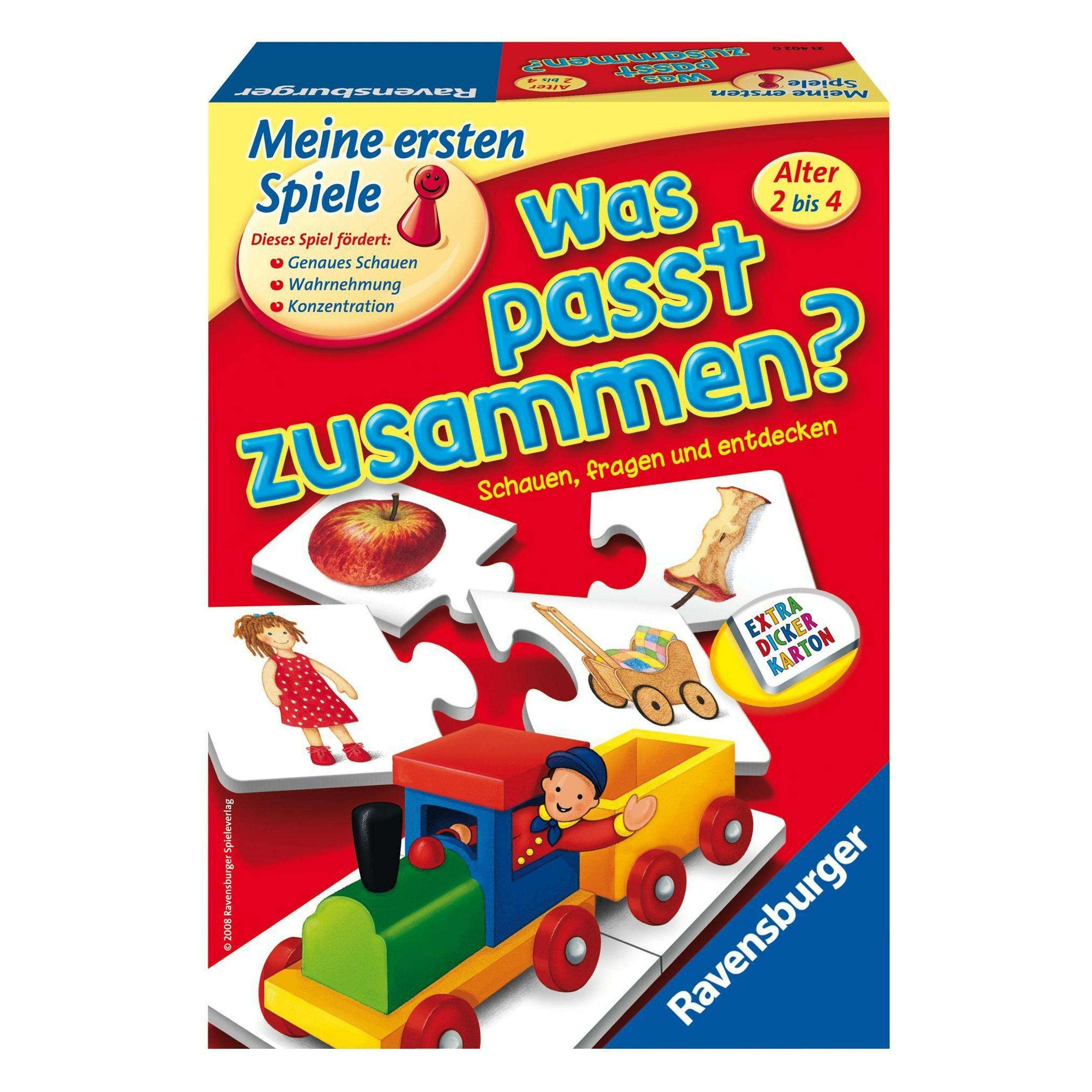Ravensburger Was passt zusammen? Schauen, fragen und entdecken (Deutsch, 1 - 4 Spieler) (21402)