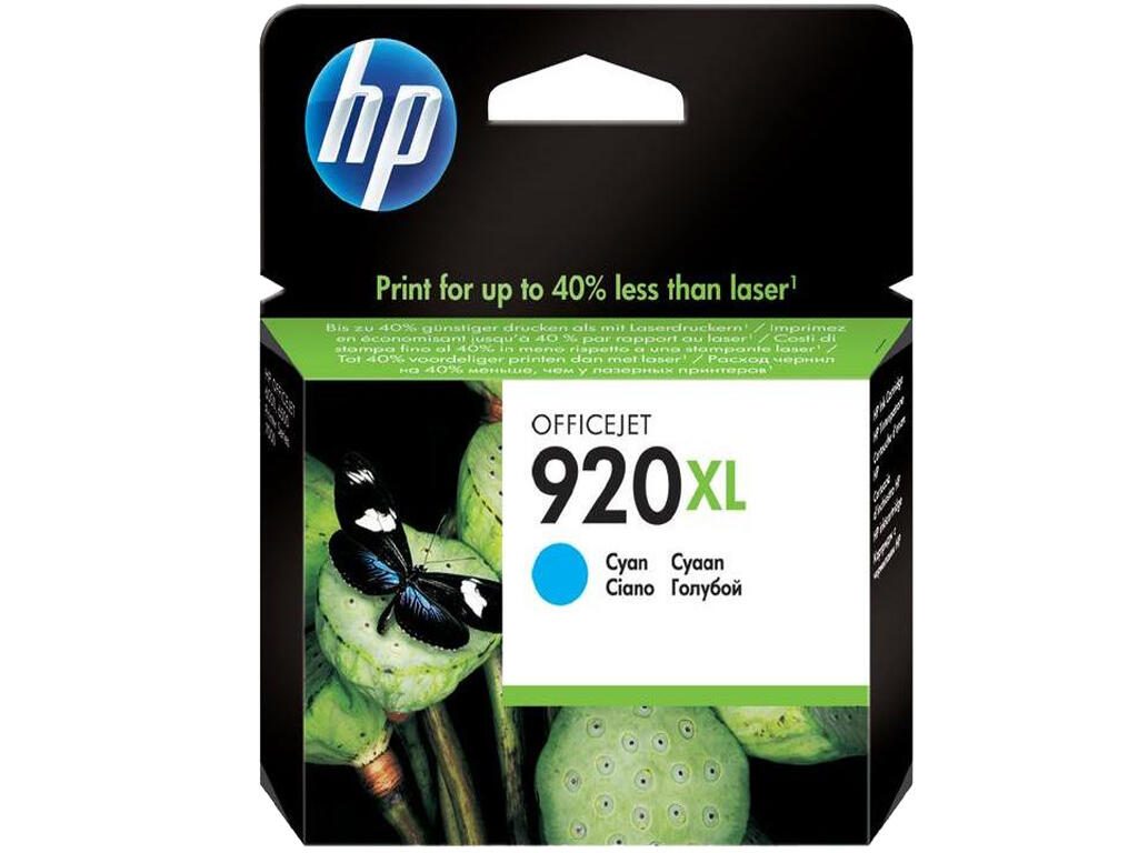 HP Inc. HP Original 920XL Druckerpatrone cyan 700 Seiten 8ml (CD972AE) CD972AE#BGX