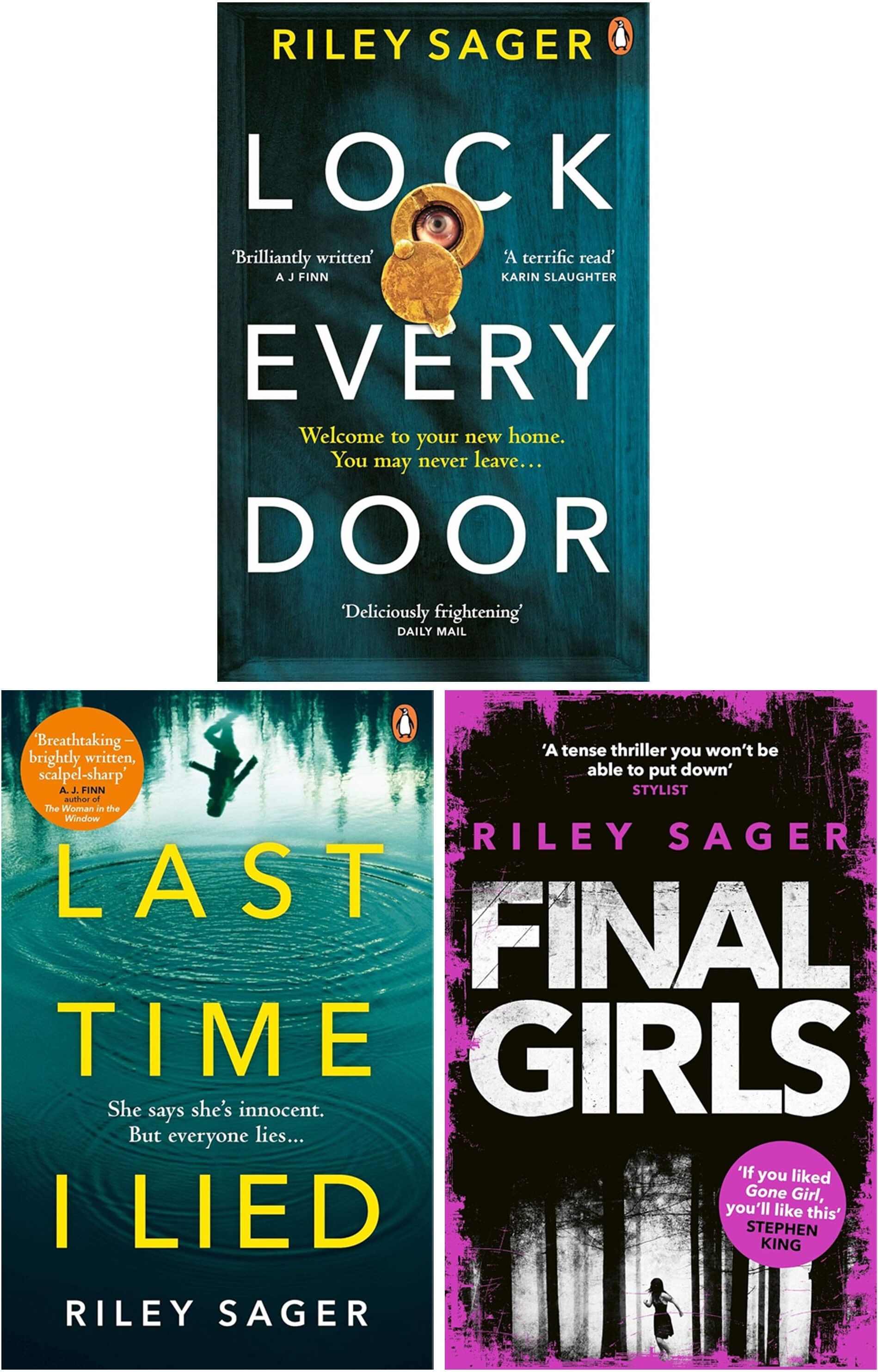 Riley Sager Thriller 3 Books Collection Set - Fiction - Paperback Penguin Random House
