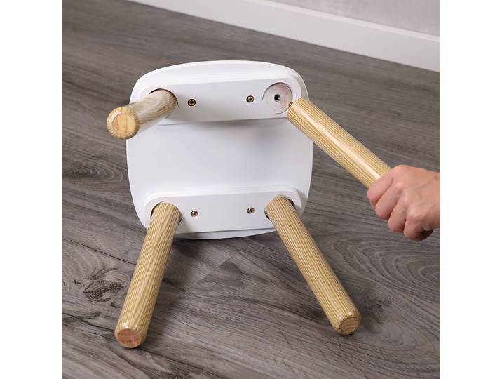 Groupe de sièges pour enfants Sehar 58 x 44 x 38cm Blanc/Blanc/Pin