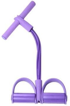 Drop Dash Deals Pedal Resistance Band For Yoga & Body Stretch Exercises Heavy Resistance Puller Rope purple 6 Tube Heavy Resistan