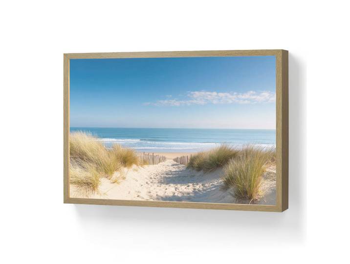 OnlyWow Wandleuchte MIT Akku Strand - Meer - Düne - Sand - Sommer 60x40 cm, Sandfarben, Rechteckig, LED integrated, 60x40x8 cm, Lampen & Leuchten, Innenbeleuchtung, Wandleuchten
