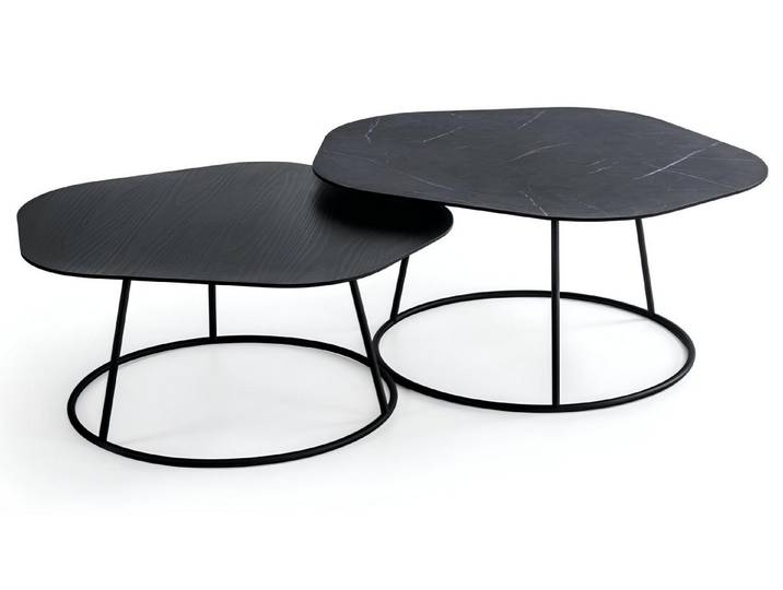 Xlmoebel Couchtisch Eleganter Design-Couchtisch aus hochwertigem Material in edler Optik (2x Couchtische), Hergestellt in Europa