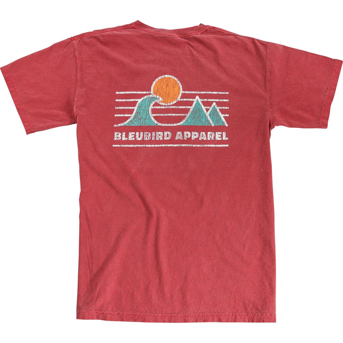 Bleubird Crimson Horizon Tee crimson Medium AD20-CRIM-HOR-TEE-M