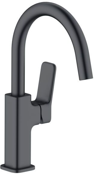 KLUDI-X3 Waschtischarmatur 420283981 seitliche Betätigung, schwarz matt