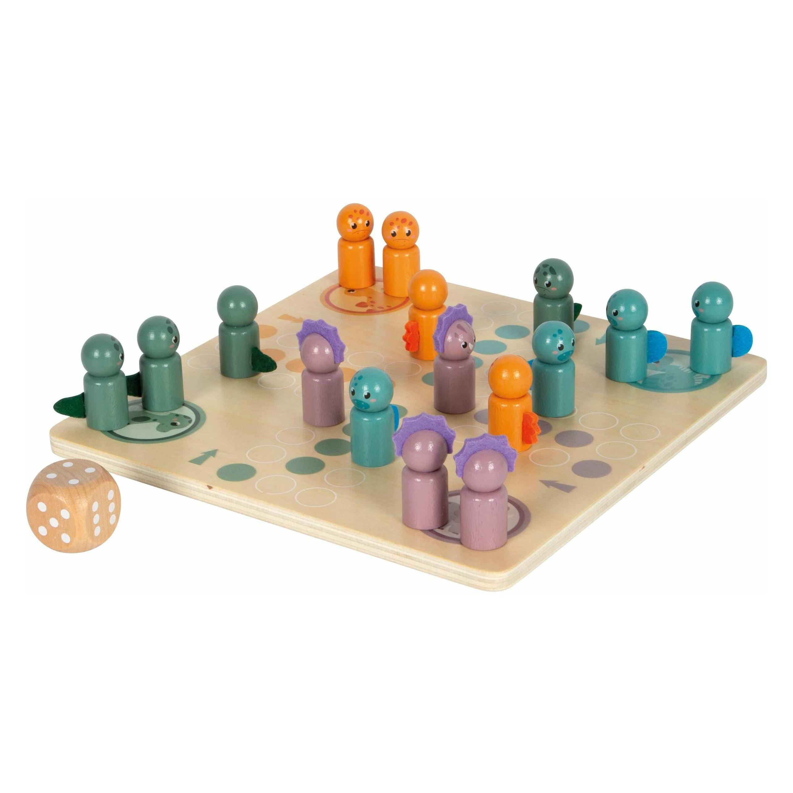 small foot Ludo "Dino" (Deutsch, Multilingual, 2 - 4 Spieler) (12619)