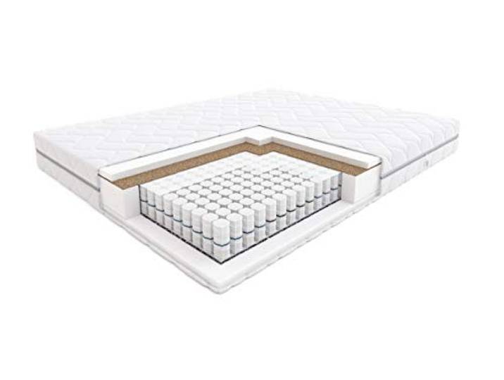 Hilding Anders Fandango Taschenfederkern Feste orthopädische Matratze medizinisches Gerät 7-Zonen-Schnitt für alle Schlaftypen H4 Medicover Bezug 90x200