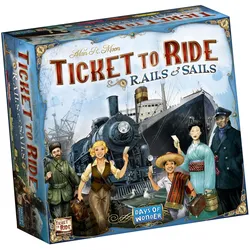 Asmodée Days of Wonder bordspel Ticket to Ride Rails & Sails - NL (Deutsch, Niederländisch, 2 - 5 Spieler)