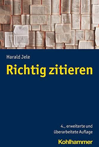 Harald Jele - Richtig zitieren - Preis vom 10.10.2026 11:48:34 h
