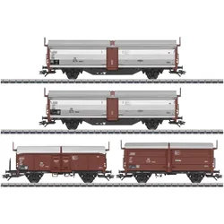 Märklin Schiebedach-/Schiebewandwagen-Set Tbes-t-66 (Spur H0)