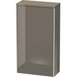 Duravit XSquare Halbhochschrank XS1303R8989 50x88x23,6cm, Tür rechts, Flannel Grey hochglanz