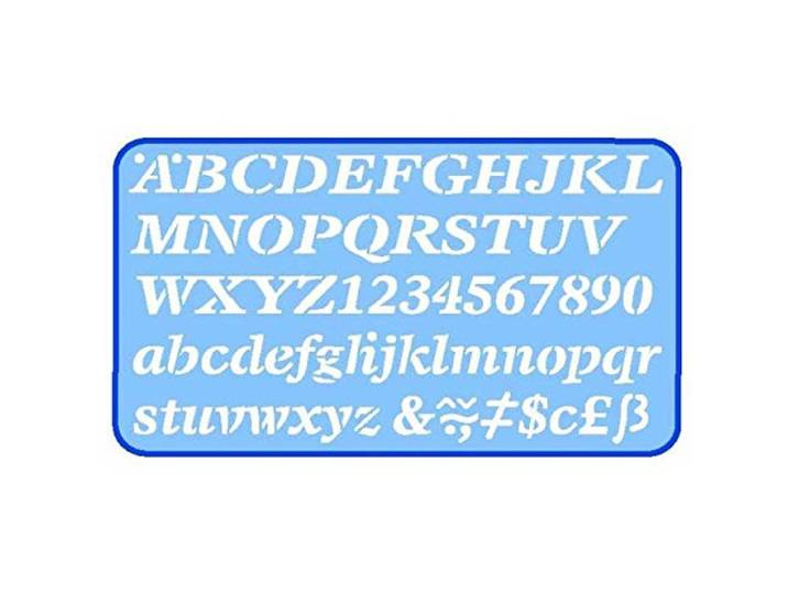 Helix Professionele gradenboog 2mm Italiaanse letters Stencil
