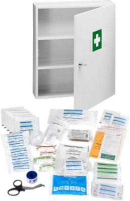Medikamenten-Allzweckschrank, mit Inhalt nach DIN 13 157