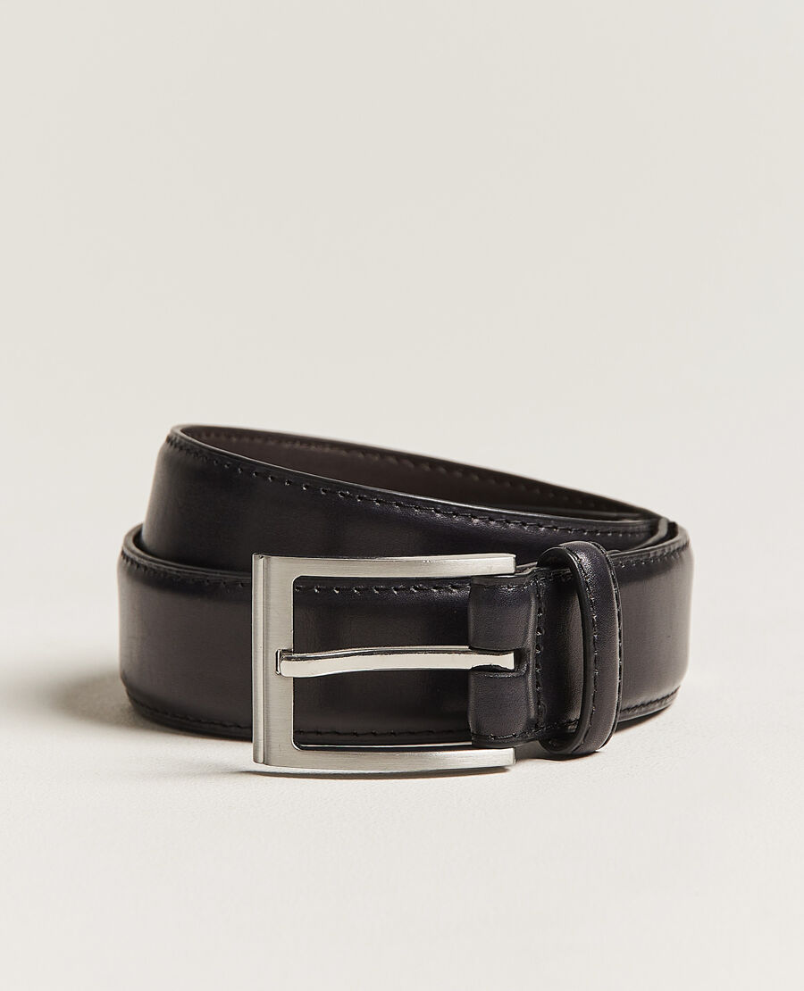 Loake Shoemakers Philip Leather Belt Black men 105 Sort