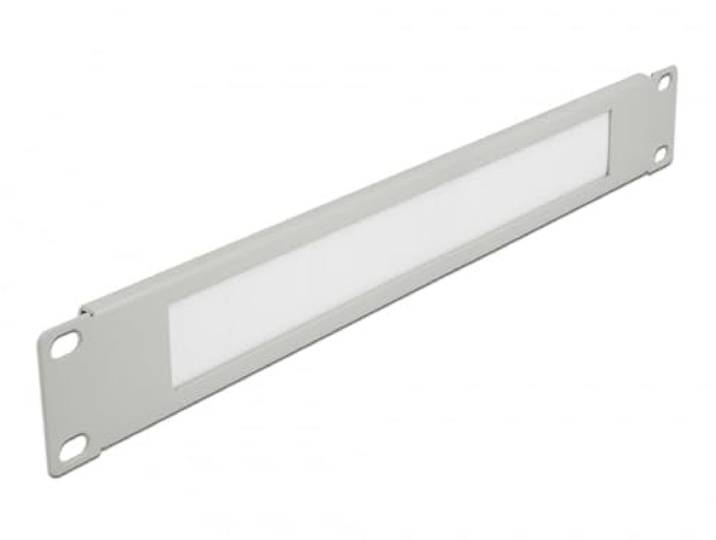 Delock 19 inch kabelmanagement borstellijst 1 HE grijs
