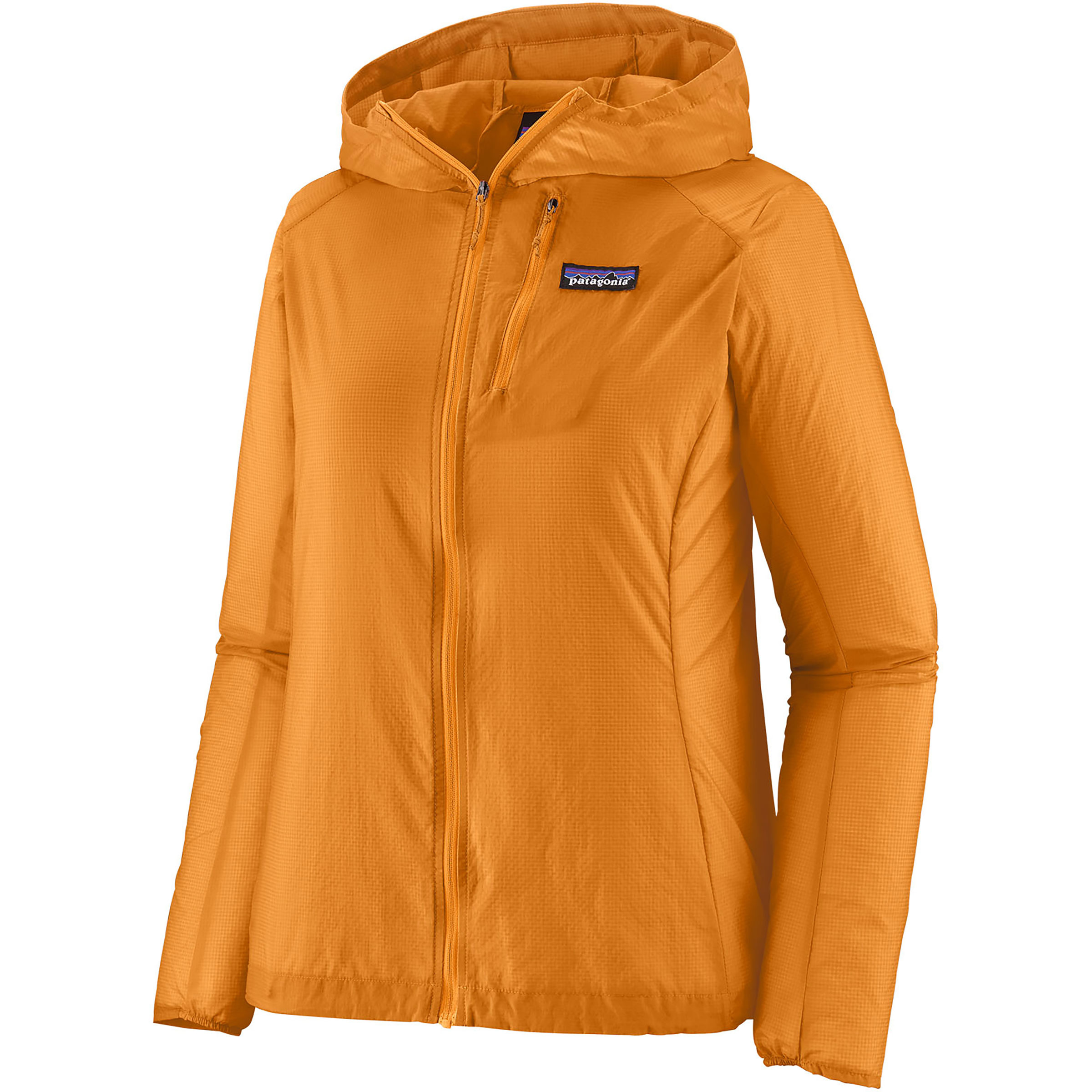 Patagonia Houdini Damen Laufjacke orange Größe M Trekking Klein verpackbar Wasserabweisend