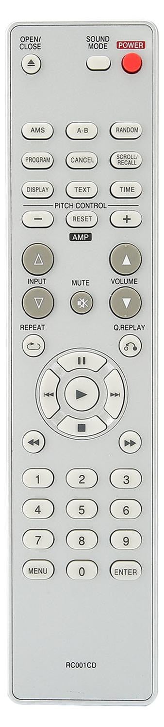 Vervangingsafstandsbediening voor Marantz RC001CD, geen programmering nodig