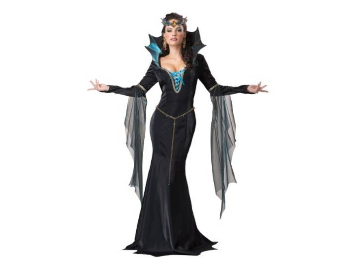 California Costumes 1231 Boze tovenares Witch/Wizard kostuum voor volwassenen, effen, zwart, M