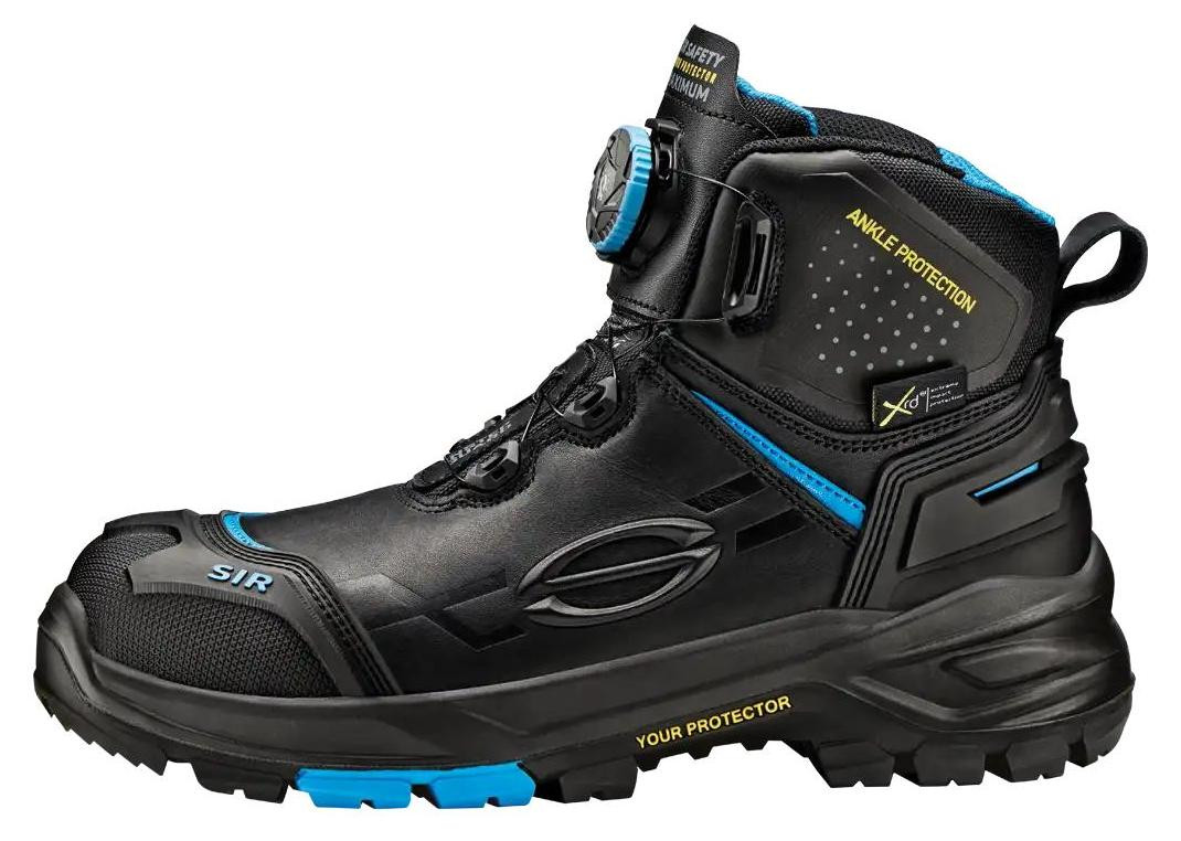 Sir Safety Nordisk S7S veiligheidsschoen voor heren, zwart, volnerfleder, maat 48