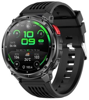 CaseAndConnect QS10 Sports Smart Watch Bluetooth Calling Health Monitoring Watch With 1.7 Inch IPS Display black