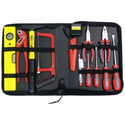FAMEX Werkzeuge FAMEX 190-50 Werkzeugtasche mit Werkzeug Set - Werkzeugsatz für DIY und Reparaturarbeiten