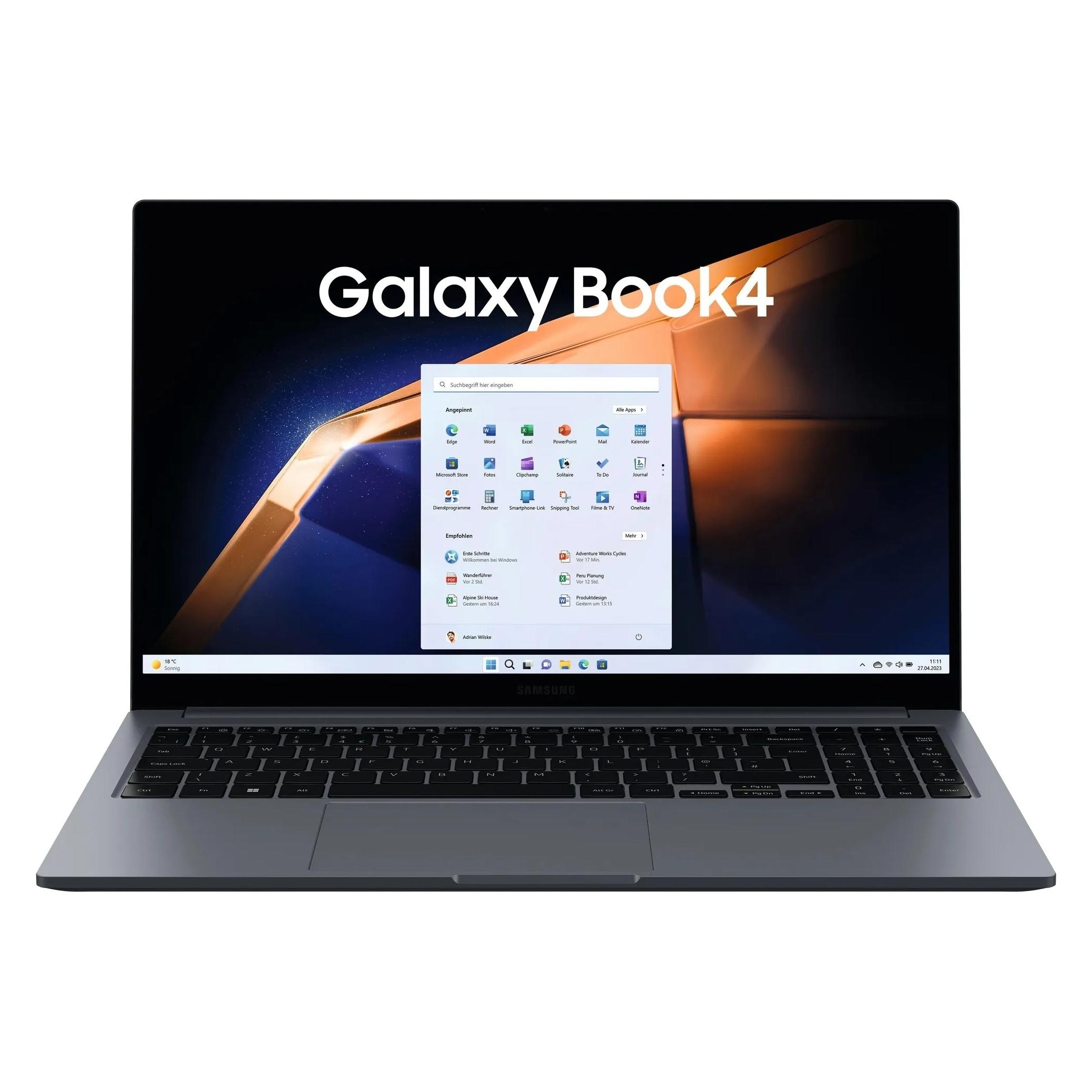 Samsung Galaxy Book4 (15.60", 512 GB, 16 GB, DE, Intel Core 5 120U) (NP750XGK-KB2DE)