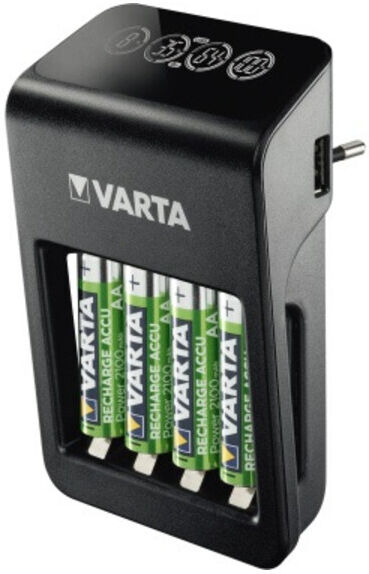 Varta Chargeur secteur LCD + 4xAA 2100mAh 56706 57687101441 (57687101441)