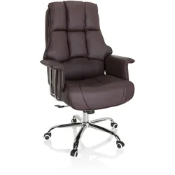 hjh OFFICE Profi Chefsessel COMMANDER Kunstleder mit Armlehnen