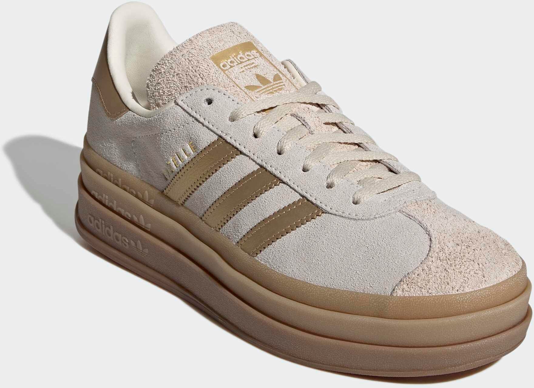Adidas Originals "GAZELLE BOLD" cream weiß, cream weiß, braun desert 40