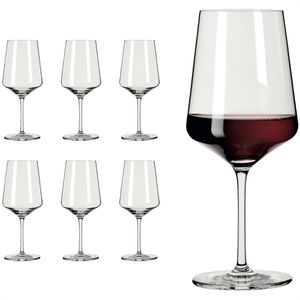 Ritzenhoff Weingläser Lichtweiss Julie 6301001, Rotweingläser, 540ml, 6 Stück