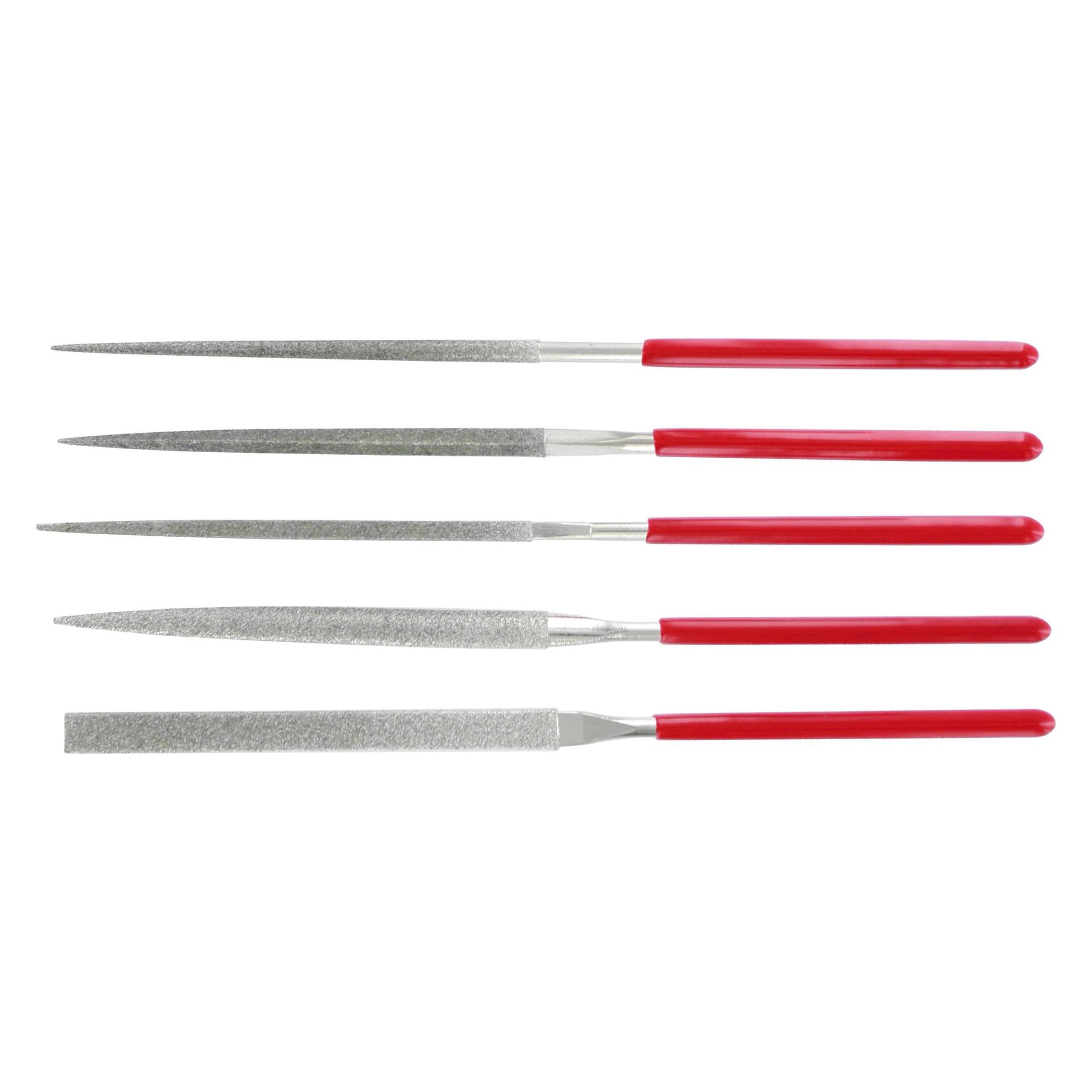 Vallejo Set of 5 diamond needle files (T03002) (Englisch, Französisch) (T03002)