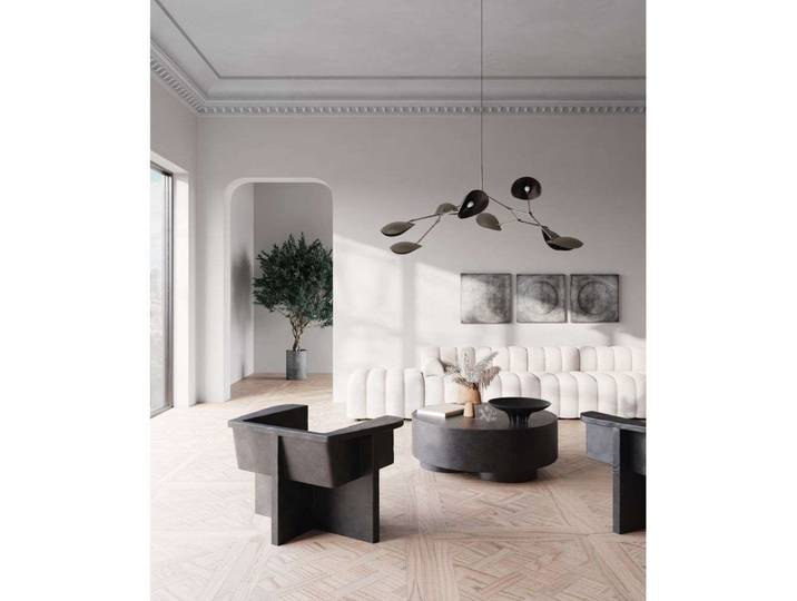 Stingray Kronleuchter bronze 125 cm 8-flg. - 101 Copenhagen - Wohnzimmer - Design - Aluminium - Mehrflammig
