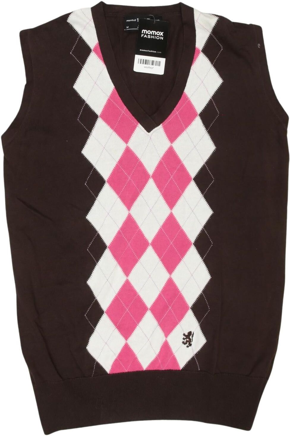 Pringle of Scotland Damen Pullover, Mehrfarbig, Gr. M, Baumwolle - Second Hand