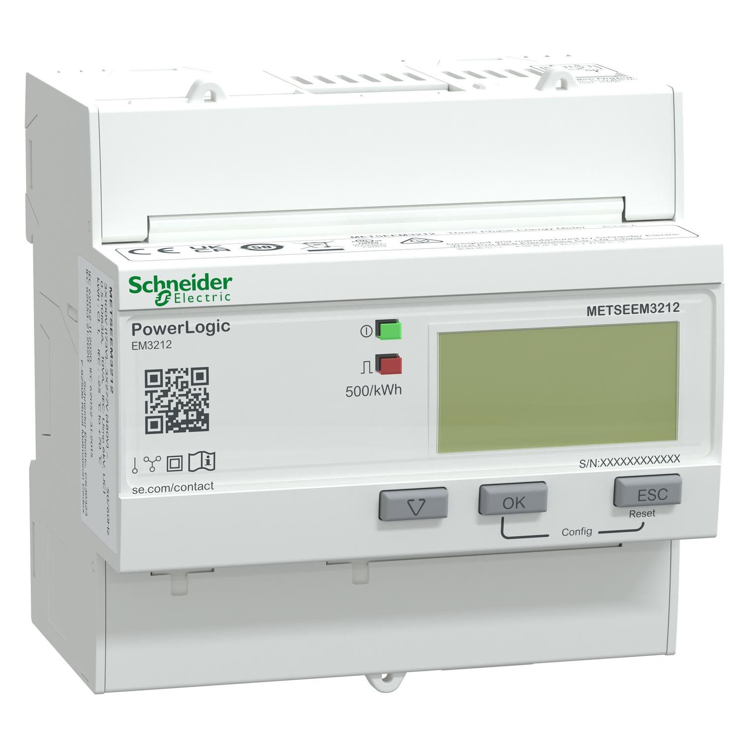Schneider Electric Energiezähler EM3212, 3 (METSEEM3212)