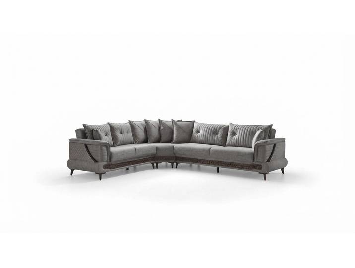 JVmoebel Ecksofa Designer Eckcouch in L-Form mit Textilbezug, stilvoll und bequem, Made in Europa