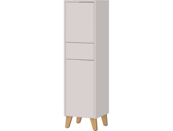Midischrank GERMANIA GW-Arnea , beige (kaschmir), B:33cm H:123cm T:34cm, Holzwerkstoff, Schränke, Midischrank