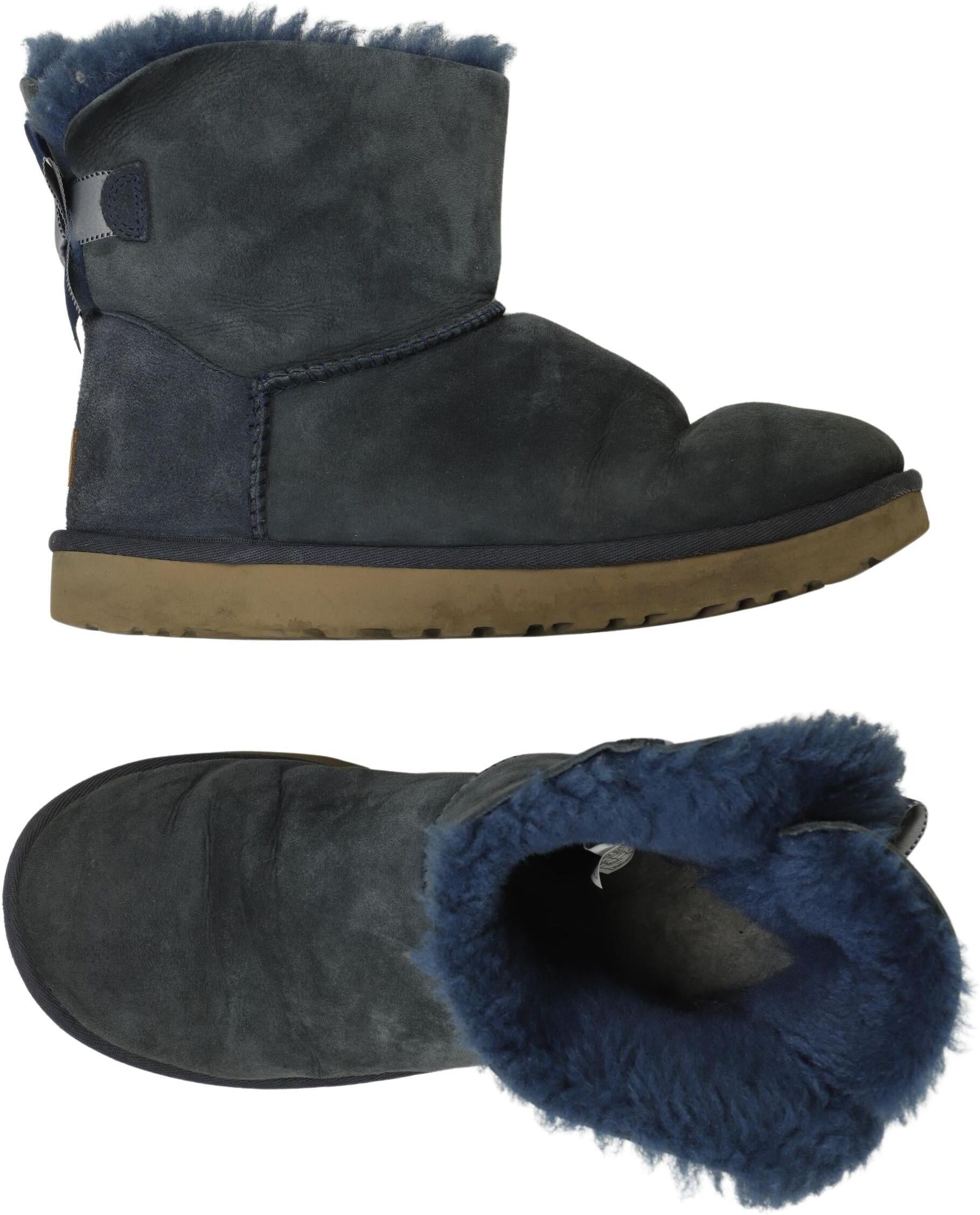 UGG Damen Stiefel, Marineblau, Gr. EU 40, Leder - Second Hand