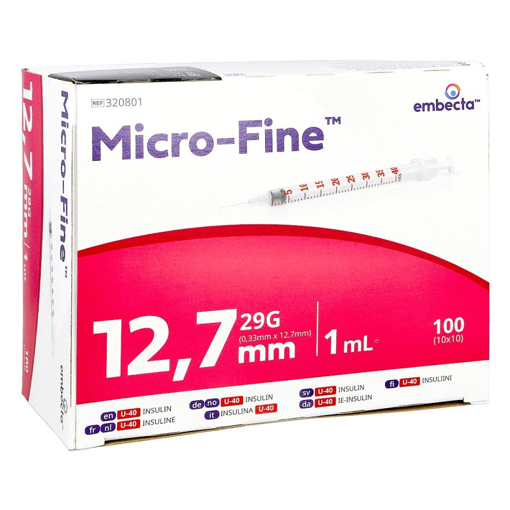 embecta GmbH Micro-fine Insulinspritze U40 12,7 Mm 20539942
