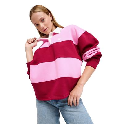 Sweatshirt ROXY "Cross Your Mind", Damen, Gr. M, fuchsia pink, Obermaterial: 60% Baumwolle, 40% Polyester., Sweatshirts Sweatshirt