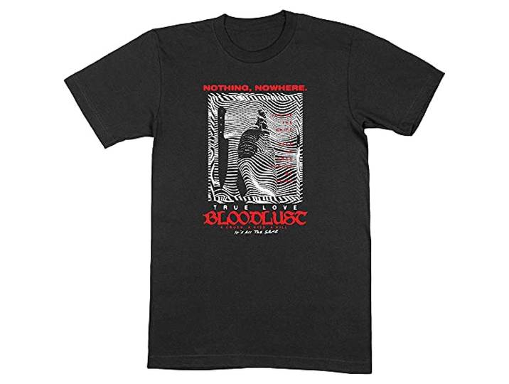 Nothing Nowhere T Shirt Digital Landscape Band Logo nieuw Officieel Mannen Zwart