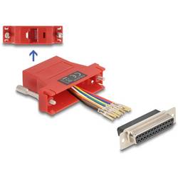 Delock 67118 VGA / RJ45 Adapter [1x D-SUB-Stecker 25pol. - 1x RJ45-Buchse] Rot