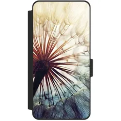 Nivocase Klapphülle für Samsung Galaxy S26 Handyhülle aus Kunst Leder NIVOflip schwarz Blumen Fotografie (Samsung Galaxy S26), Smartphone Hülle, Schwarz