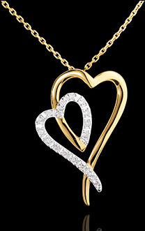 Edenly Collier Lichtschimmer - 17 Diamanten