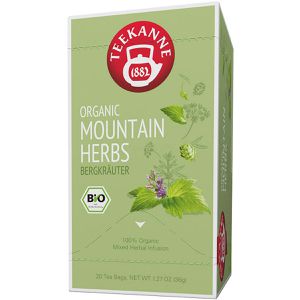 Teekanne Tee Organic Mountain Herbs, BIO, Kräutertee, 36 g, 20 Beutel