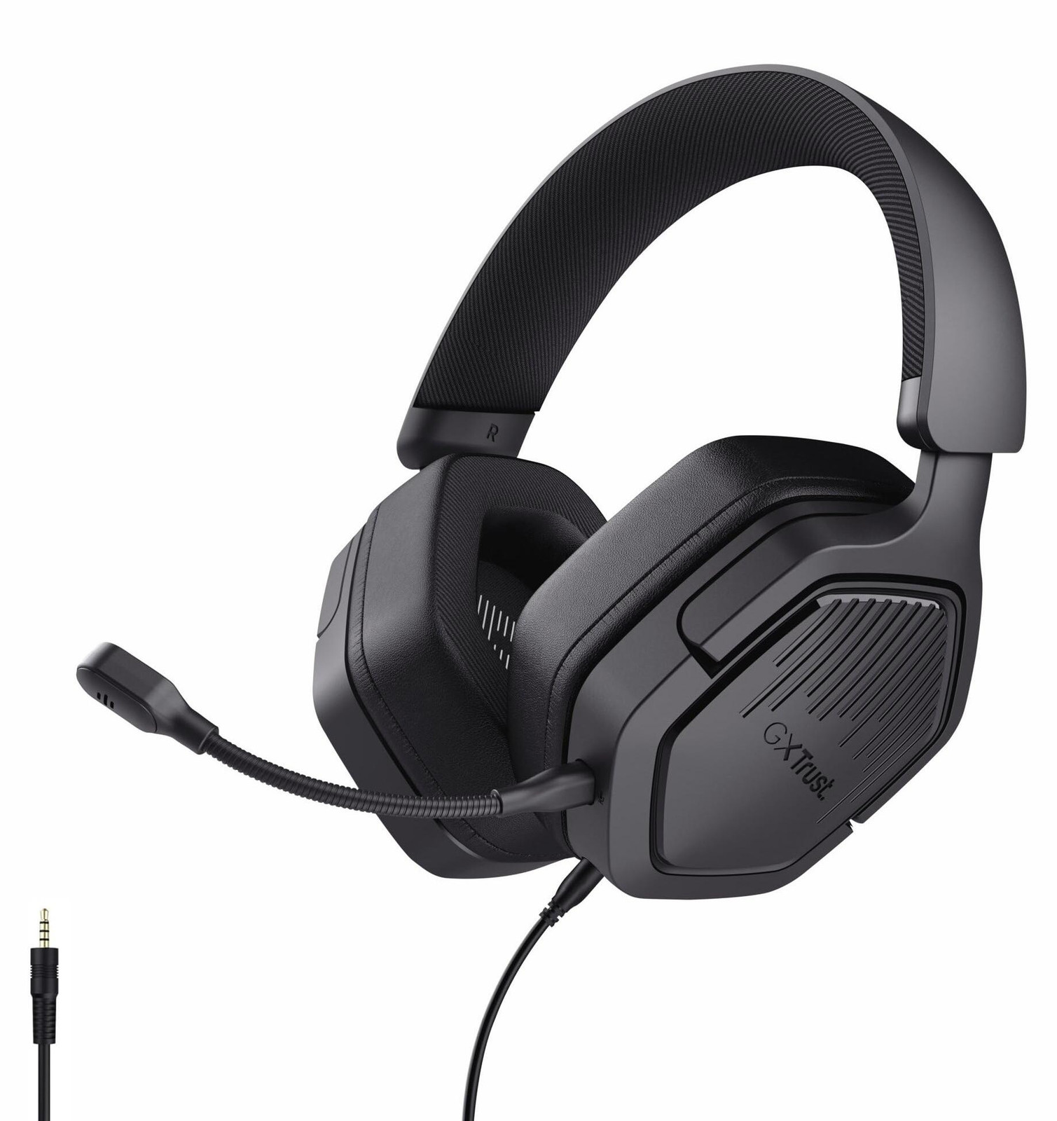GXTrust Ravox gaming headset met microfoon, 3,5 mm aansluiting, zwart