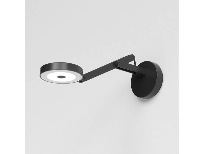 String W0 Applique Murale DTW Matt Black/Black - Rotaliana String W0 DTW - Salon / séjour - Design - Métal - À ampoule unique