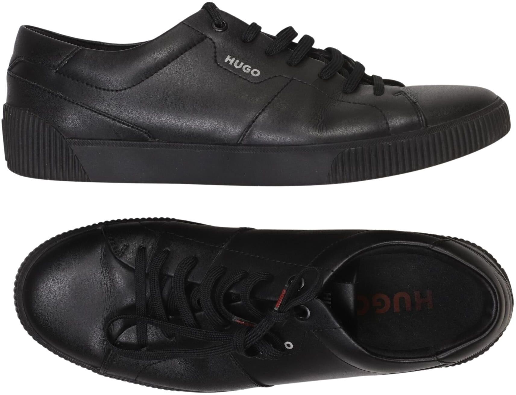 Hugo by Hugo Boss Herren Sneaker, Schwarz, Gr. EU 42, Leder - Second Hand