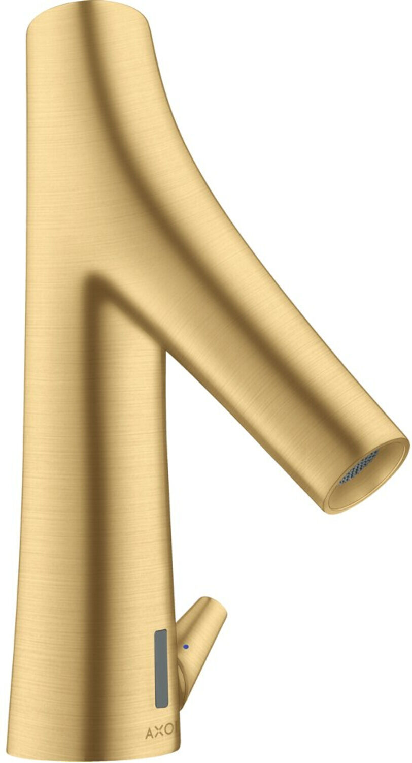 Hansgrohe Elektronischer Waschtischmischer Axor Starck Organic m Temp.-Reg., Batt, brush. gol opt (12171250)